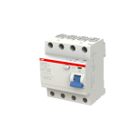 УЗО четырехполюсный ABB F204 0,1-100мА AC-63