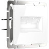 Розетка Werkel двойная Ethernet RJ-45 белая WL01-RJ45+RJ45 4690389073526
