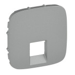 Лицевая панель Legrand Valena Allure для розеток RJ-45 и RJ-11, алюминий 755417
