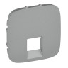 Лицевая панель Legrand Valena Allure для розеток RJ-45 и RJ-11, алюминий 755417