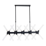 Подвесная люстра Lumina Deco Alford LDP 6036-20 BK Подвесная люстра Lumina Deco Alford LDP 6036-20 BK