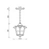 Подвесной светильник Outdoor O413PL-01BZ