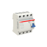 УЗО четырехполюсный ABB F204 0,3-300мА AC-63