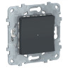 Выключатель релейный Schneider Electric Unica New Wiser антрацит