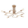 Потолочная люстра Ideal Lux Triumph Pl8 Ottone Antico 160313 Потолочная люстра Ideal Lux Triumph Pl8 Ottone Antico 160313