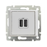 Зарядное устройство Legrand Valena Classic 1500 мА белое 770470