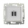 Зарядное устройство Legrand Valena Classic 1500 мА белое 770470