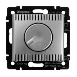 Светорегулятор Legrand Valena Classic поворотный 100-1000 Вт, алюминий 770260