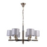 Подвесная люстра Elvan LU-39320/6-E14-BrBlWh