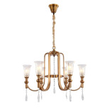 Подвесная люстра Lumina Deco Rionella LDP 8041-6 S.GD Подвесная люстра Lumina Deco Rionella LDP 8041-6 S.GD