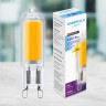 Лампа светодиодная филаментная Ambrella light G9 3W 4200K прозрачная 204521