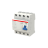 УЗО четырехполюсный ABB F204 0,3-300мА AC-80