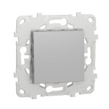 Выключатель одноклавишный Schneider Electric Unica New алюминий