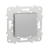 Выключатель одноклавишный Schneider Electric Unica New алюминий
