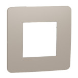 Рамка Schneider Electric Unica Studio Color на 1 пост, песочный/белый
