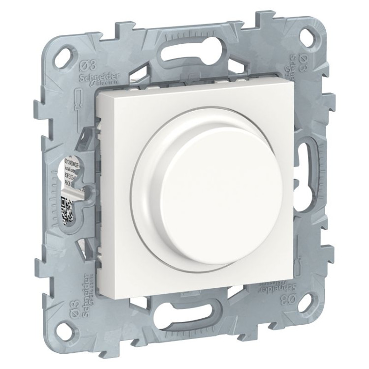 Светорегулятор поворотный Schneider Electric Unica New 7-200 Вт, белый