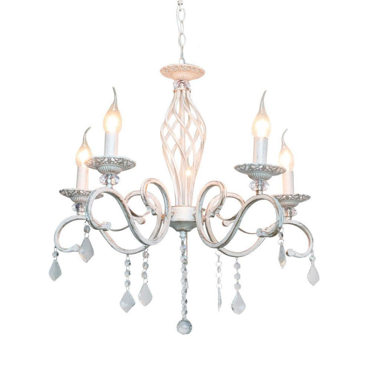 Подвесная люстра Seven Fires Aelita WD3529/5H-WG-CL