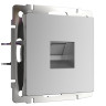 Телефонная розетка RJ-11 серебряный W1182006