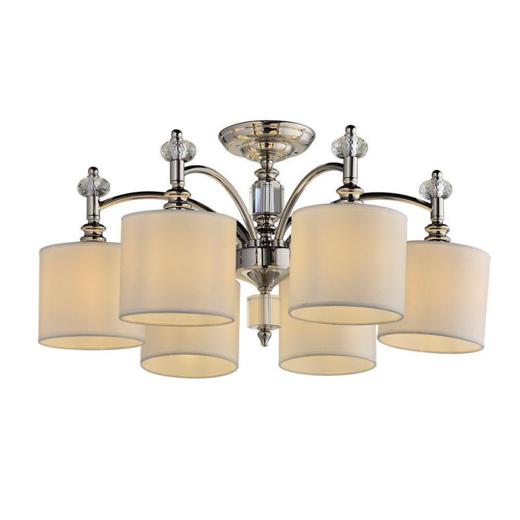 Потолочная люстра Lumien Hall Стинтино LH1050/6C-NK-BG Потолочная люстра Lumien Hall Стинтино LH1050/6C-NK-BG