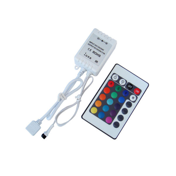 Контроллер кнопочный Eleganz для RGB ленты 220V (50 метр)