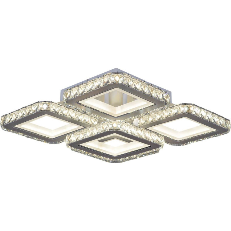 Потолочная светодиодная люстра Reluce 03902-0.3-4+1A WH+CR Потолочная светодиодная люстра Reluce 03902-0.3-4+1A WH+CR