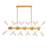 Подвесная люстра Lumina Deco Alford LDP 6036-20 GD Подвесная люстра Lumina Deco Alford LDP 6036-20 GD