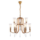 Подвесная люстра Lumina Deco Rionella LDP 8041-6+3 S.GD Подвесная люстра Lumina Deco Rionella LDP 8041-6+3 S.GD