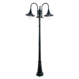 Садово-парковый светильник Arte Lamp Malaga A1086PA-3BG