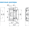 Щит Tekfor CVK 40-06-1 IP41, с прозрачной черной дверцей