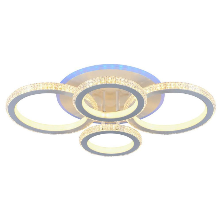 Потолочная светодиодная люстра Profit Light 8017/2+2 WHT