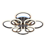 Потолочная светодиодная люстра Profit Light 8076/4+4 PBK Потолочная светодиодная люстра Profit Light 8076/4+4 PBK