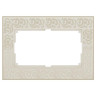 Рамка Werkel Flock для двойной розетки слоновая кость WL05-Frame-01-DBL-ivory 4690389073175