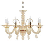Подвесная люстра Crystal Lux Caetano SP-PL8 Amber