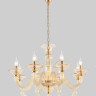 Подвесная люстра Crystal Lux Caetano SP-PL8 Amber