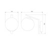Бра Eurosvet Shape 70132/1 хром