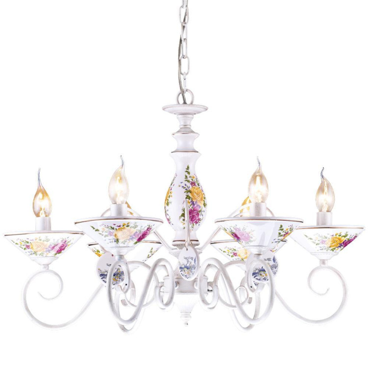 Подвесная люстра Arte Lamp Fiorato A2061LM-6WG