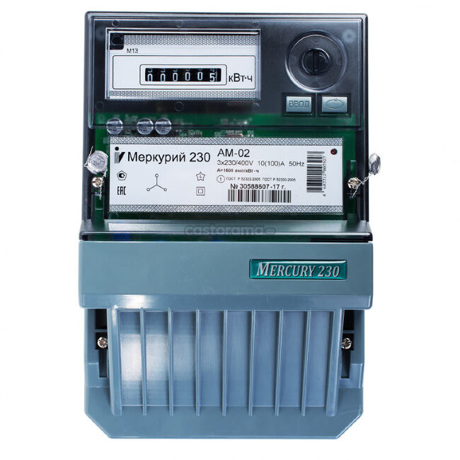 Счетчик Инкотекс Меркурий 230 AM-02 10-100А/400В