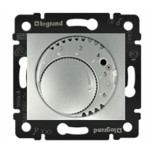 Терморегулятор Legrand Valena Classic для теплых полов, алюминий 770291