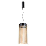 5047/10L L-VISION ODL24 439 черный/светл.янтарный/металл/стекло Подвес LED 10W 4000К 1237Лм PILLARI