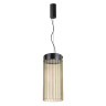 5047/10L L-VISION ODL24 439 черный/светл.янтарный/металл/стекло Подвес LED 10W 4000К 1237Лм PILLARI