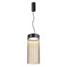 5047/10L L-VISION ODL24 439 черный/светл.янтарный/металл/стекло Подвес LED 10W 4000К 1237Лм PILLARI
