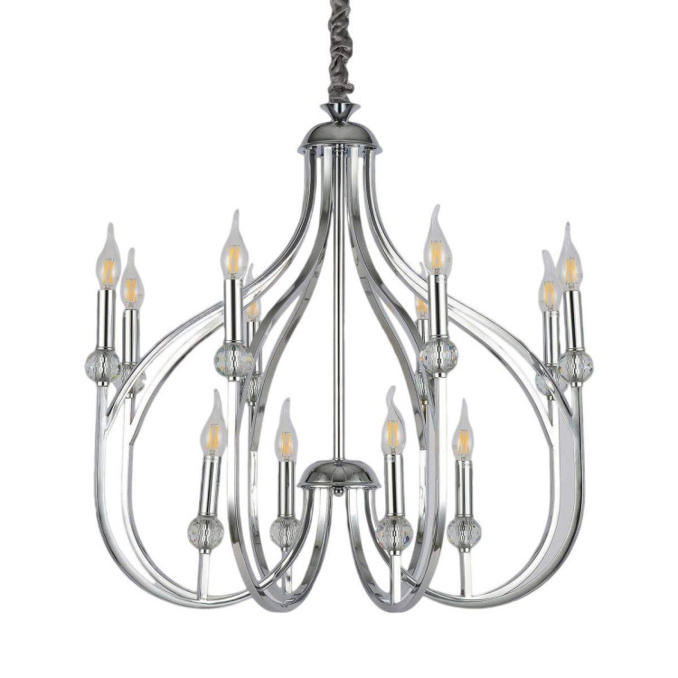 Подвесная люстра Lumina Deco Archetype LDP 1250-12 CHR Подвесная люстра Lumina Deco Archetype LDP 1250-12 CHR