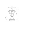 Ландшафтный светильник Outdoor O413FL-01BZ