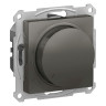 Светорегулятор поворотно-нажимной Schneider Electric Atlas Design 630 Вт, сталь