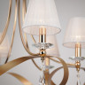 Классическая люстра с абажурами 60063/6 золото