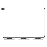 6561/6 SUSPENTIONI LN25 241  черный/прозрачный/металл/стекло Подвес G9 6*20W 220V TORONTO