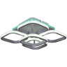 Потолочная светодиодная люстра Reluce 05854-0.3-4+1 WH (RGB) Потолочная светодиодная люстра Reluce 05854-0.3-4+1 WH (RGB)