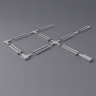 Basic System Коннектор угловой для встраиваемого шинопровода (серебристый) TRCM-1-1-L-CH