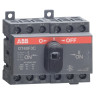 Реверсивный рубильник ABB OT40F3C до 40А, без ручки управления