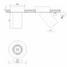 Основание для встраиваемого светильника SWG Mini-VL-M7-BL 004871